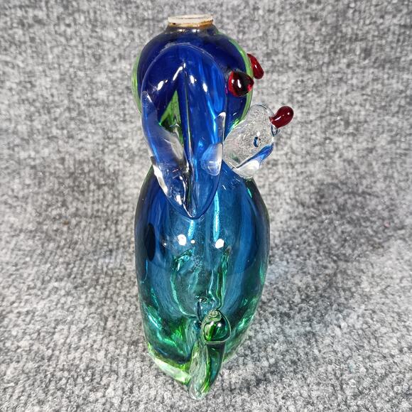 Archimede Seguso Murano Glass Sommerso Dog Decanter 1960s Drioli Liquor Bottle - Picture 4 of 8